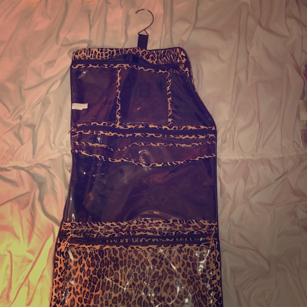 Cheetah print MAKEUP HOLDER!